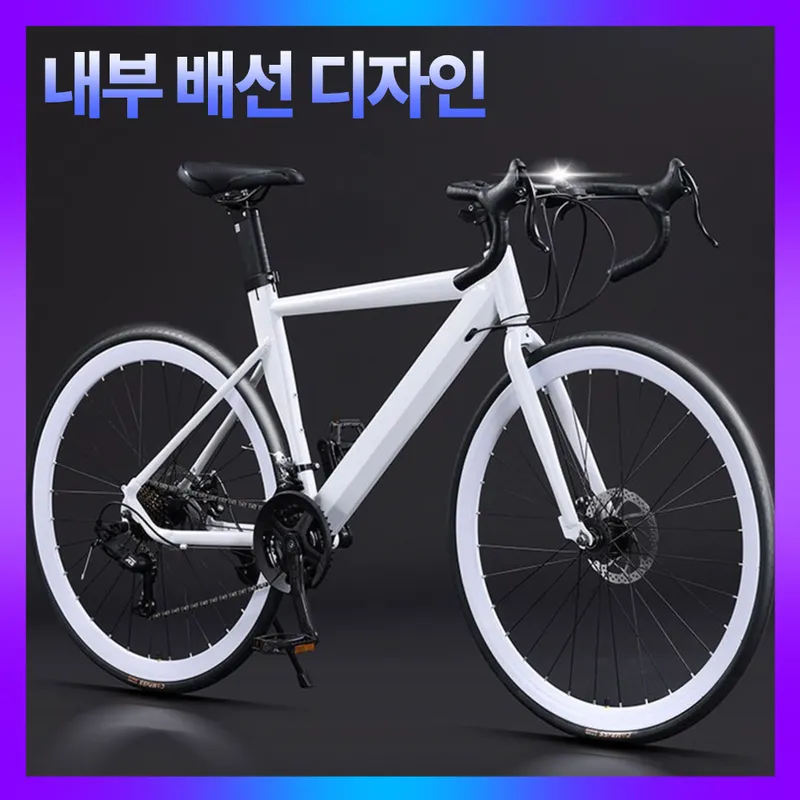 시에로드 모던심플 로드자전거 전문가용 고급형 바이크 사이클 싸이클 남성 여성 학생, 1개, 175cm, 블랙