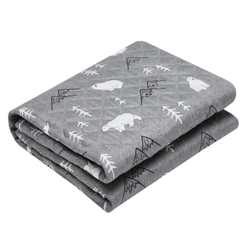 MIFAN 극세사 캠핑 휴대용 전기 담요 무선 USB 온열 담요, 그레이