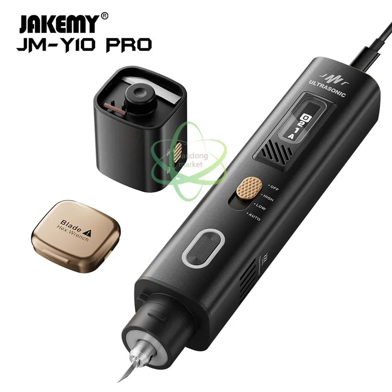 JAKEMY JM-Y10 Pro 초음파 커팅기 프라모델 나이프 조각 컷팅 플라스틱절단기 아크릴 속도조절, 1세트