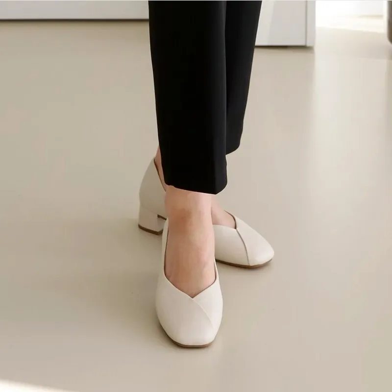 비비루 4cm 무지외반증신발 발볼넓은 여자 면접구두 승무원구두