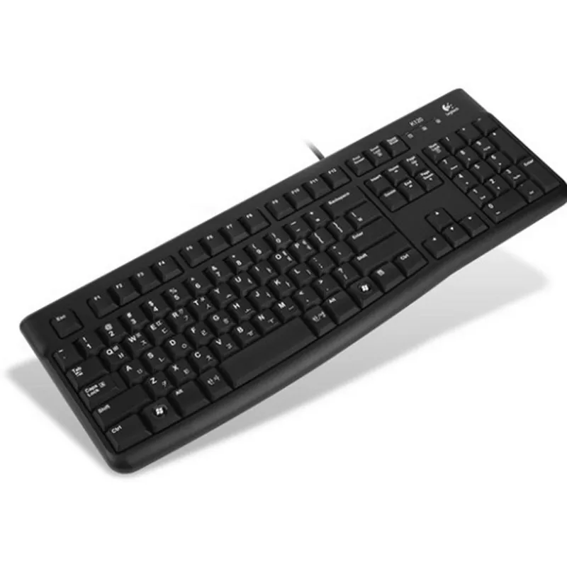 로지텍 USB 유선 일반형 키보드, K120