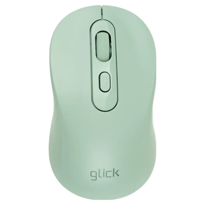지클릭커 마들렌 미니 블루투스 듀얼 모드 무선 마우스 OP25, GREEN