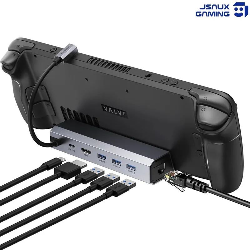 스팀덱 독 도킹스테이션 올인원 JSAUX ROGALLY 호환, 1개