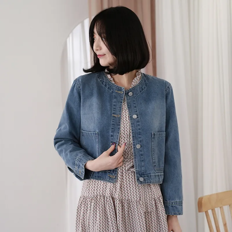 [웬디즈갤러리]로이 노카라 데님 자켓 MJK103