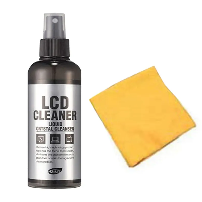 MINT LCD 클리너 + 극세사 융, 200ml, 1세트