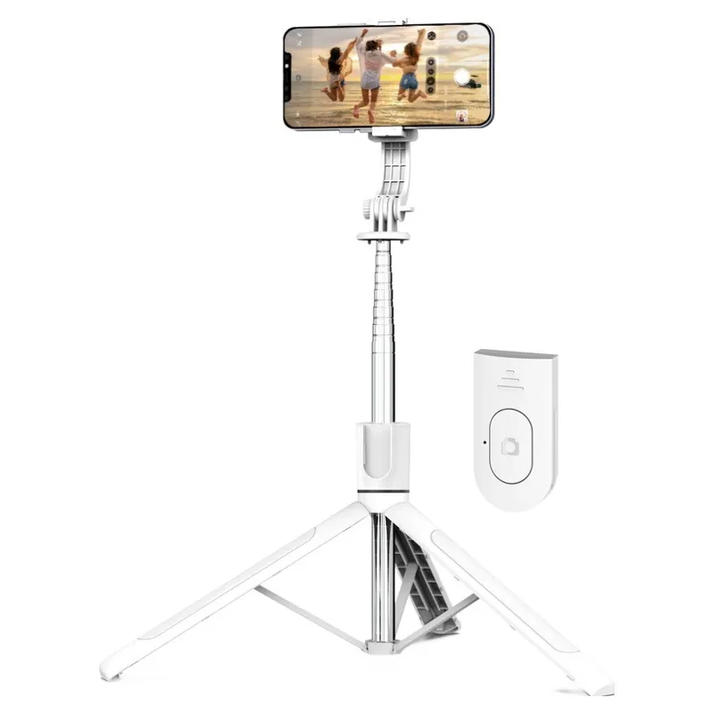 셀루미 메가 스틱 올인원 스마트폰 셀카봉 삼각대 171.7cm, SEL-AT1717M, 화이트 + 블랙, 1개