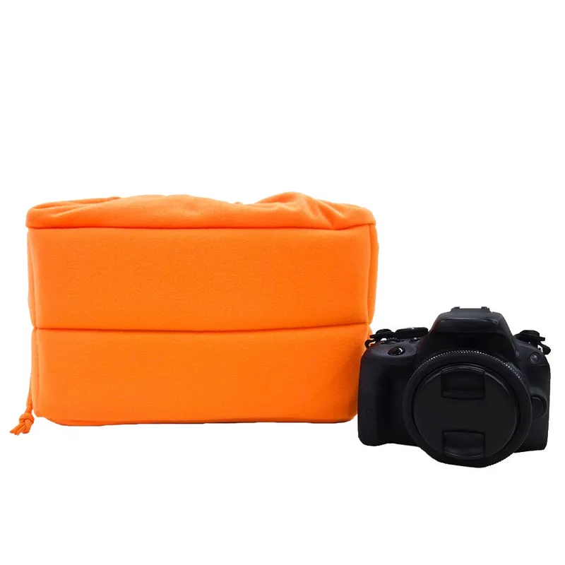 앤티스 파우치형 벨벳 카메라 가방, 블랙, 1개