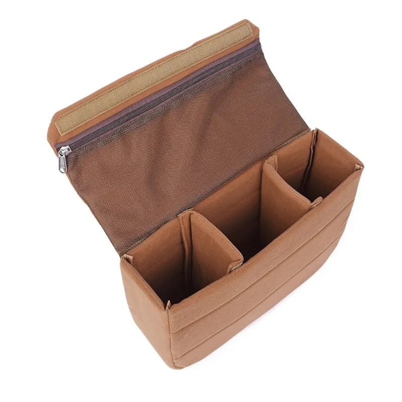 부나 프리미엄 카메라 파우치 M, 그레이, 1개