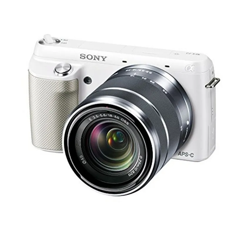 소니 카메라 SONY 미러리스 교환식 렌즈 디지털 slr 카메라 nex-3 nex-5 nex-c3 °f3 줌 렌즈 키트 키트 렌즈 e 18-55mm 포함 흰색