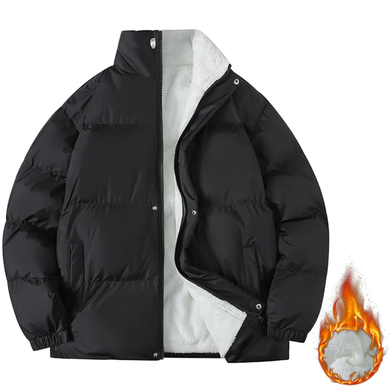 겨울 아우터 따뜻한 양털 방수 하이넥 패딩 숏 잠바 Sevenmoon