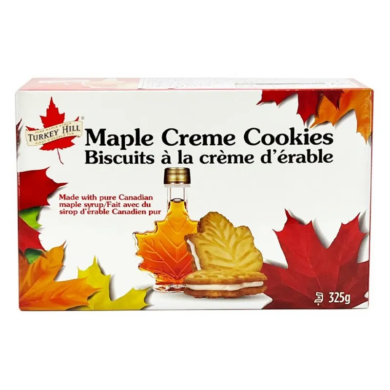 캐나다 메이플 크림 쿠키 메이플시럽 고급 과자 간식 디저트 답례품 수입쿠키(325g), 1개, 325g