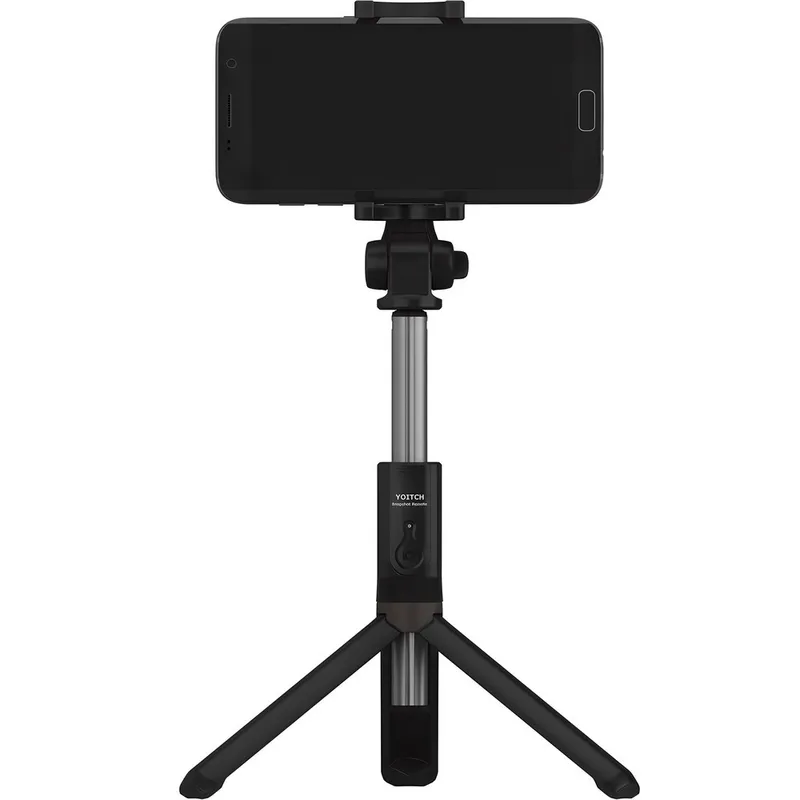 요이치 무선 블루투스 욜로 스마트폰 셀카봉, WT300, 블랙, 1개