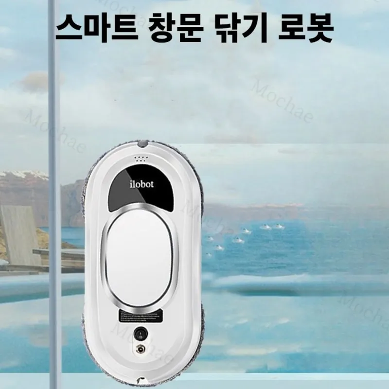 Mochae 창문로봇청소기 베란다 청소로봇 유리창 창문 물걸레 로봇청소기 가성비 가정용, 흰색