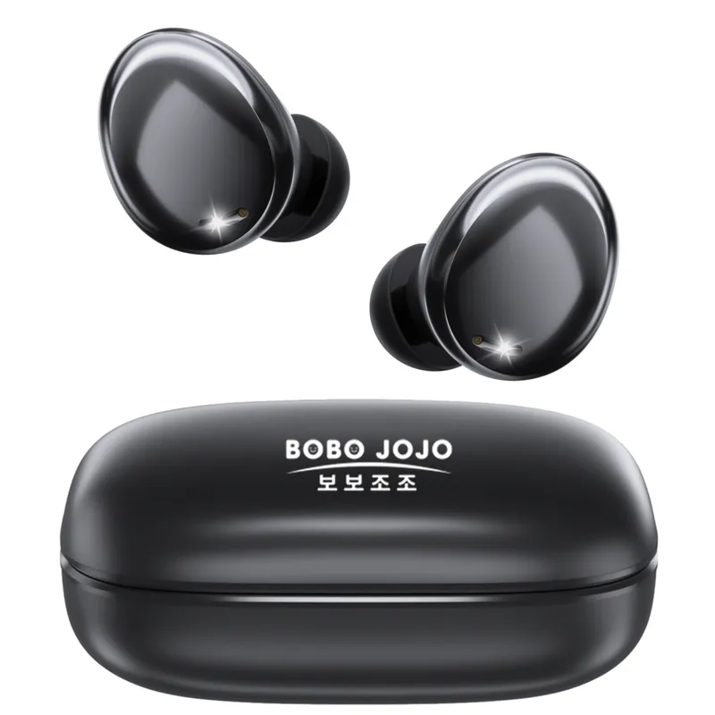 BOBOJOJO버즈 무선 블루투스 이어폰 방수 스포츠 미니 C Type 이어폰, 블랙, BOBO&JOJO-711(블랙)