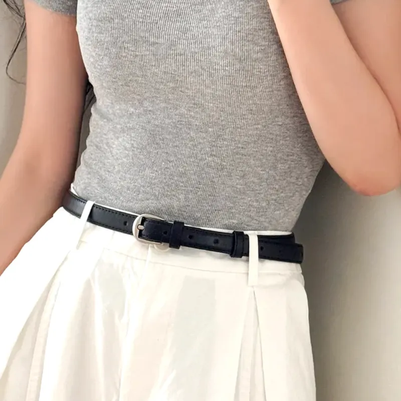 아마폴라 여성 소가죽벨트 청바지용 허리띠