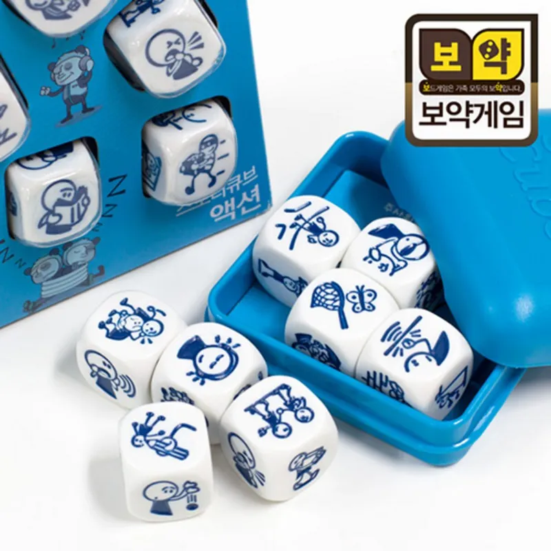 보약게임 로리의 스토리큐브(클래식 액션 모험) 스토리텔링, 스토리큐브-액션(행탭버전), 1개