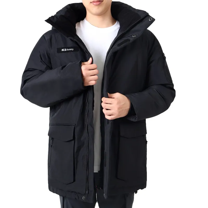 K2 SAFETY 오버핏 멀티포켓 보온 겨울 패딩 XR-107