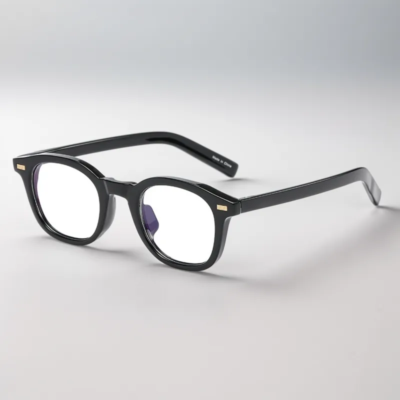 라스몰 블루라이트차단 뿔테안경 가벼운 남여공용 초경량 데일리 안경 + 케이스 포함