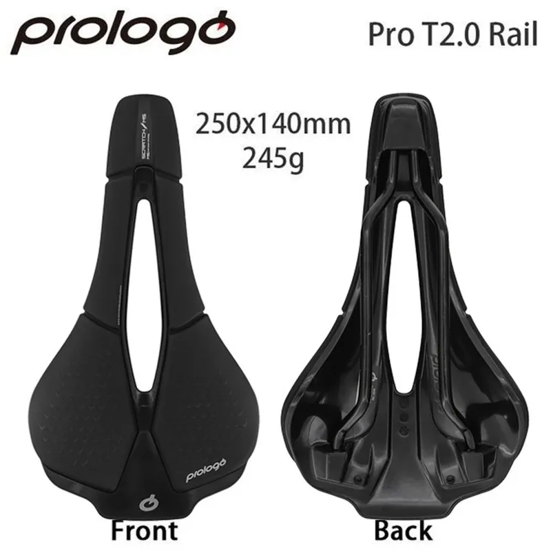 자전거 안장 쿠션 Prologo 스크래치 M5 Pas Pro T2.0 도로 MTB 새들 250x140mm, Pro T2.0 Rail 1pc