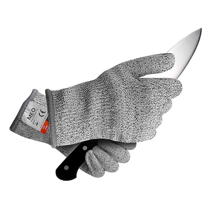 메오 절단방지 칼베임방지 장갑, 그레이, 1개
