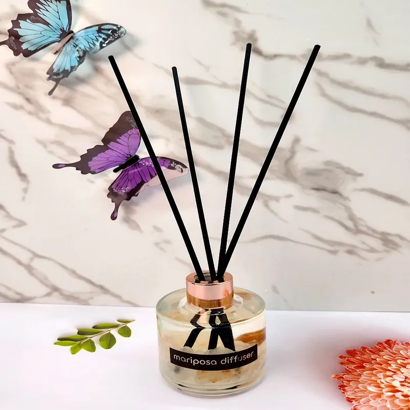 [다잇드라] 실내용 디퓨저 베이직 라운드 뚜이100ml 답례품 선물용 가성비디퓨저, 상큼톡톡 과즙향 블랙체리, 100ml, 1개