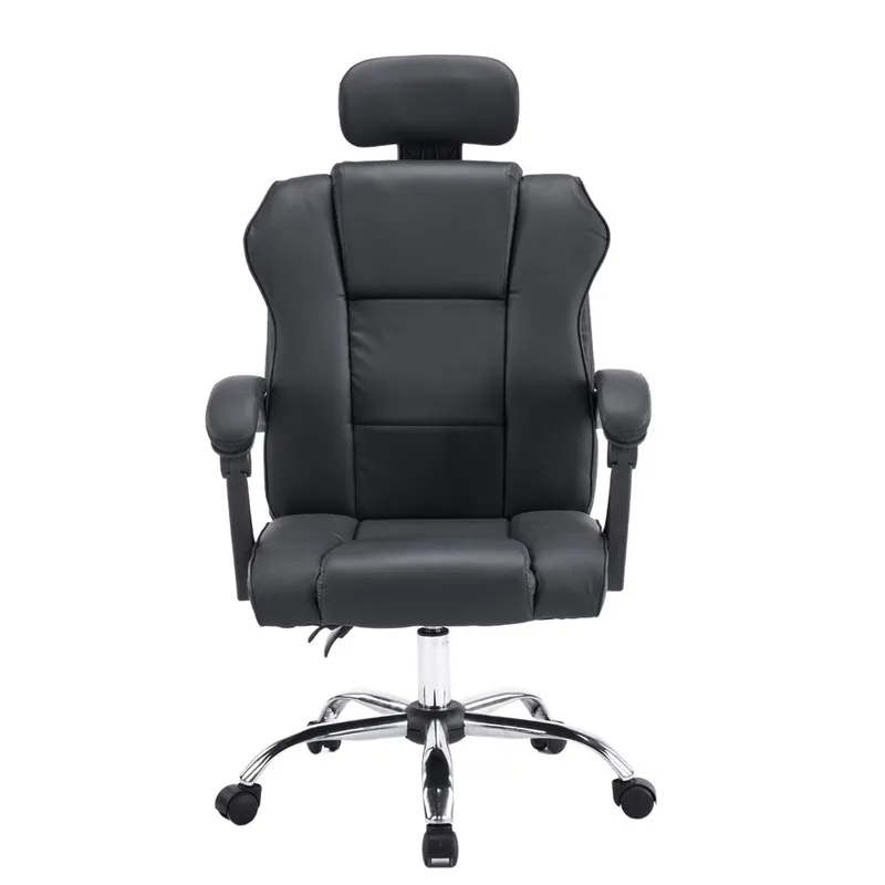 [10월 특판] [할인쿠폰] 닷체어 루체 가성비 헤드레스트 사무용 의자 학생 컴퓨터 홈오피스 체어, 블랙