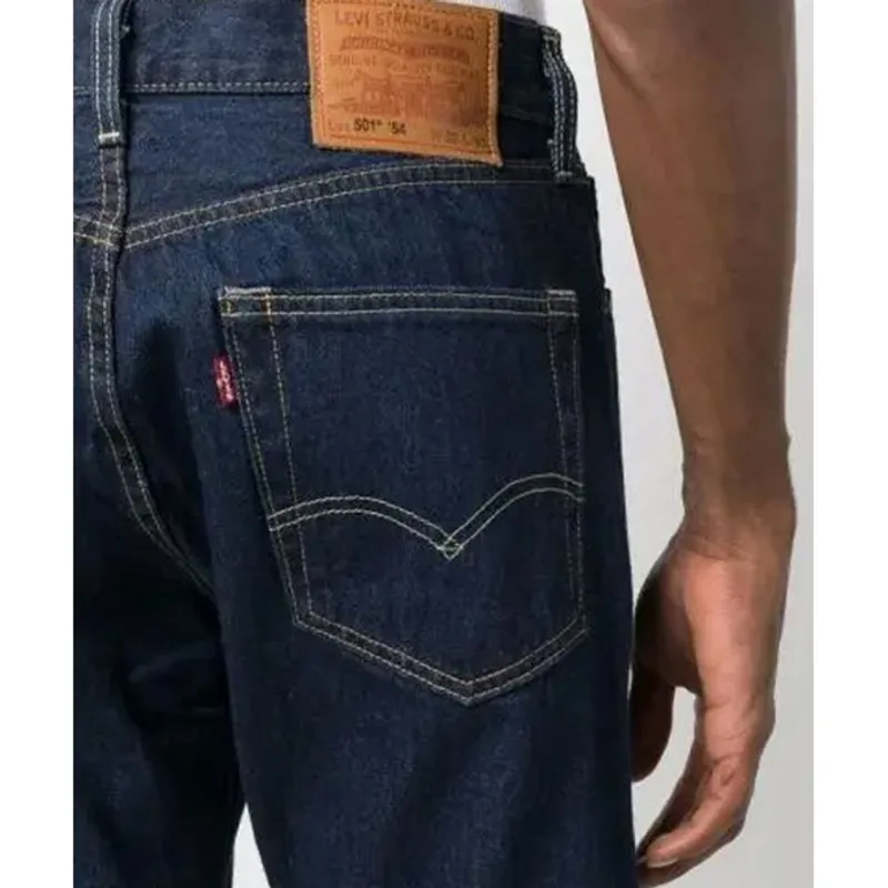 리바이스 501 54진 빅E 오리지날 스트레이트핏 데님 다크블루 A4677-0000