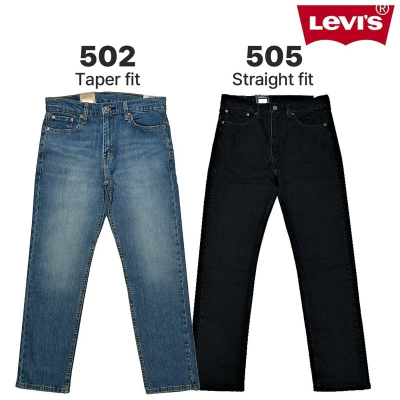 리바이스 남자 청바지 502 테이퍼드진 505 스트레이트진