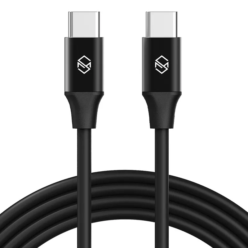 신지모루 C to C PD 고속충전 케이블 60W, 블랙, 1m, 1개