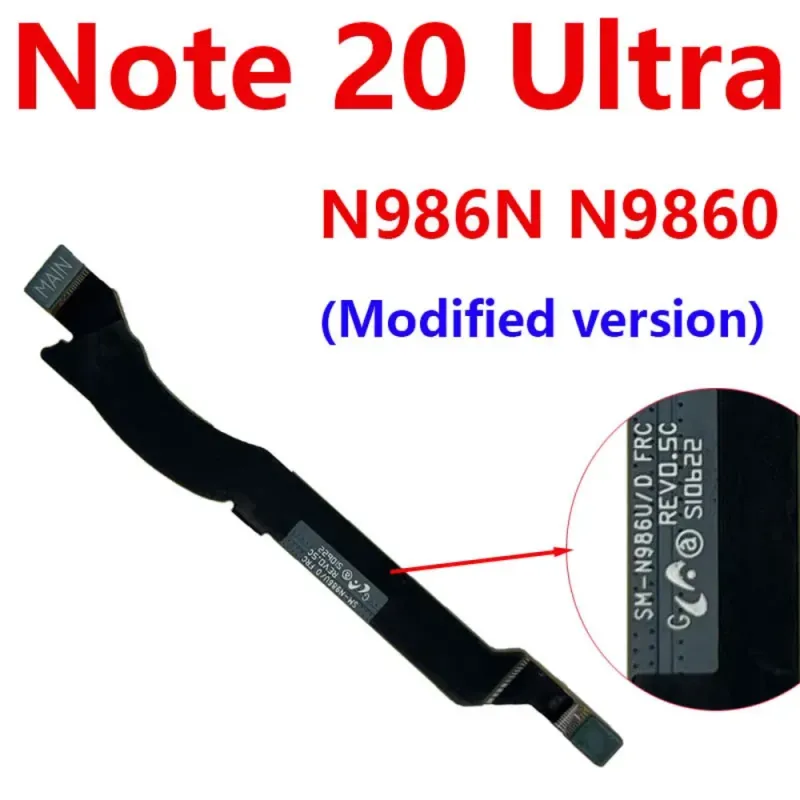 좋은 WIFI 신호 안테나 5G mmWave 전면 카메라 마이크 커넥터 케이블 Samsung Galaxy Note 20 Ultra N986B, 06 N986N N9860 Modify