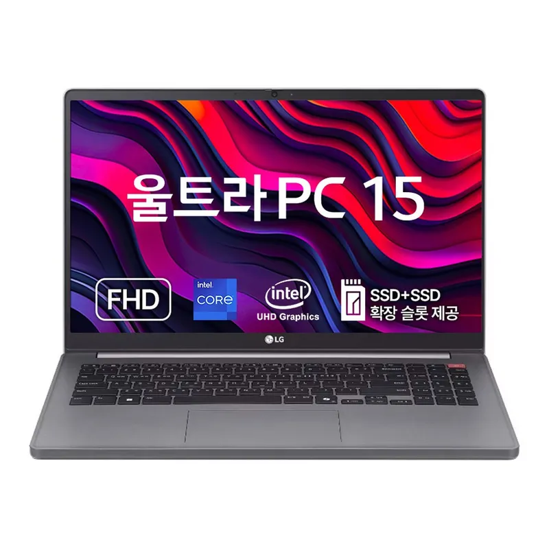 LG전자 2024 울트라 PC 15 코어i3 인텔 13세대, 타이탄실버, 256GB, 8GB, WIN11 Home, 15U50T-GR3CK