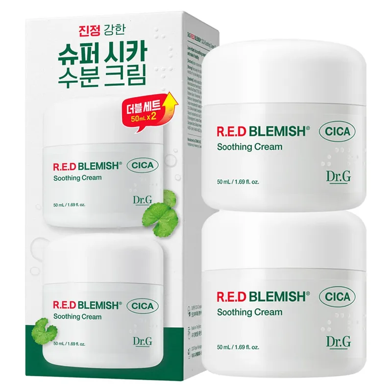 닥터지 레드 블레미쉬 시카 수딩 크림, 50ml, 2개