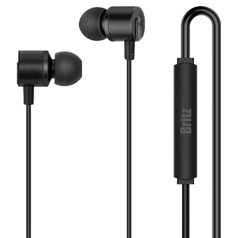브리츠 유선 이어폰, P20GX, 블랙