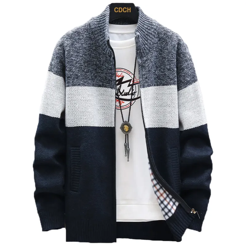 코디코치 배색 가디건