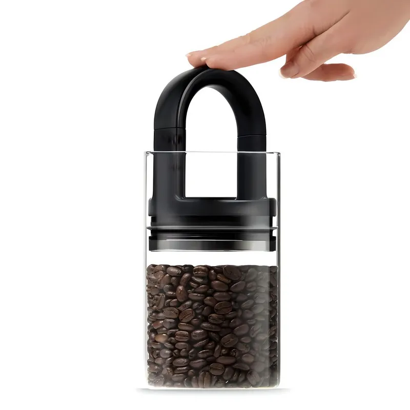 prepara EVAK 커피 유리 진공 밀폐용기 미디엄, 혼합색상, 1개