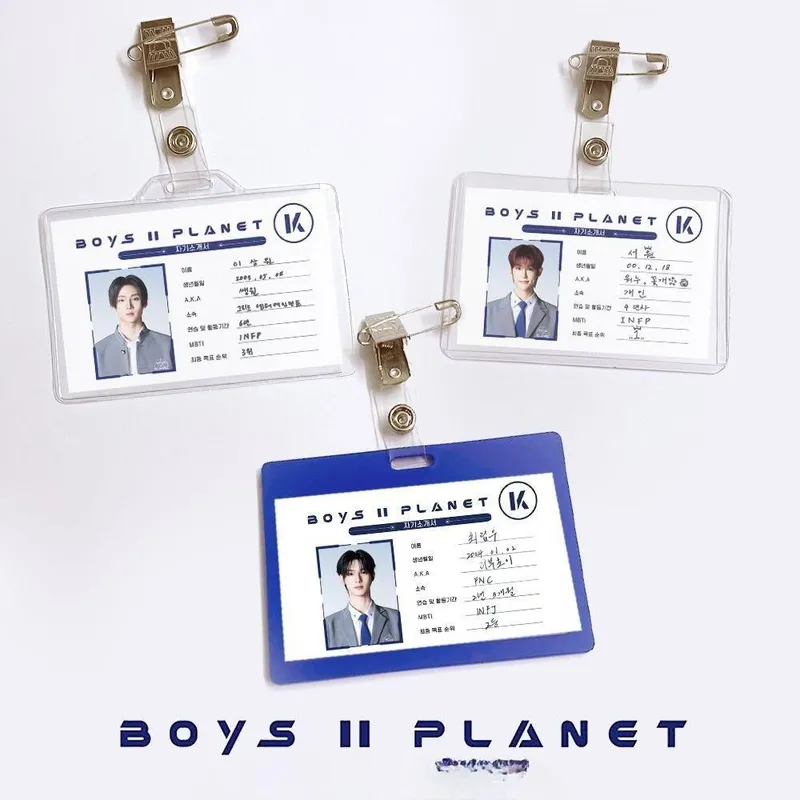 보이즈 2 플래닛 K그룹 명찰 이름표, 카드만, 이상원