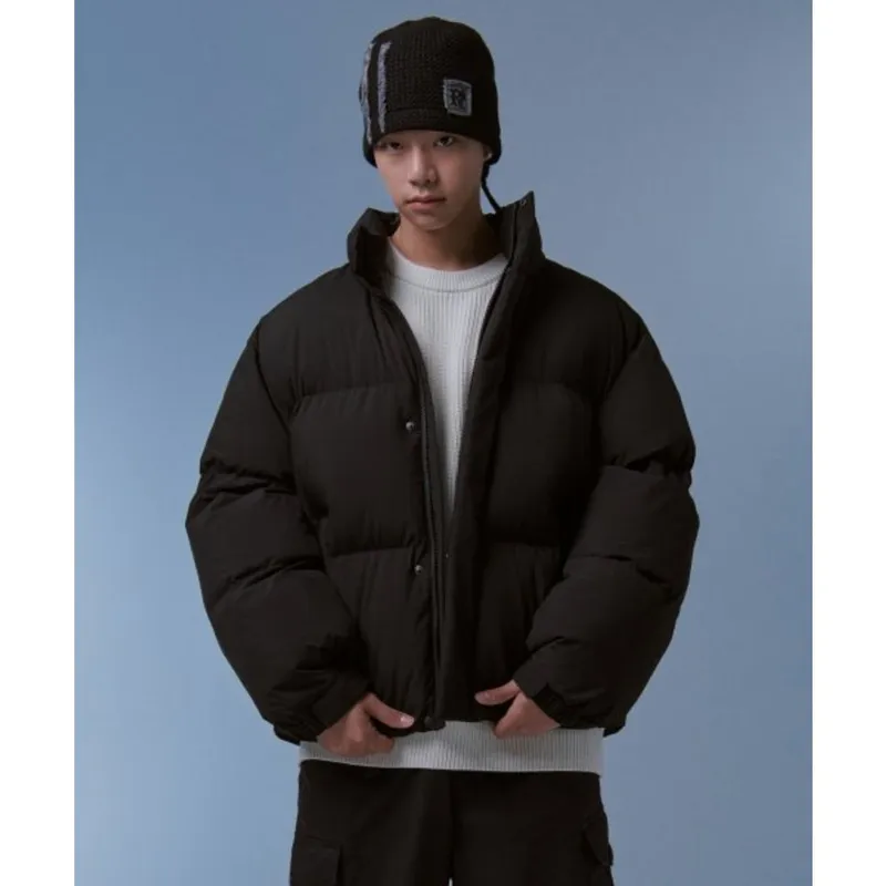 무신사 스탠다드 MUSINSA STANDARD 데일리 푸퍼 숏 패딩 자켓 재킷 블랙 MMCUJ701-BK 951617