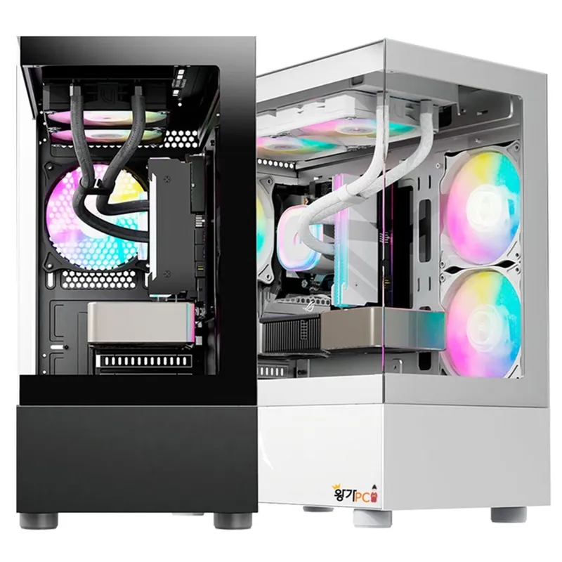 왕가PC 게이밍 데스크탑 게임용 고사양 조립컴퓨터 하이엔드PC 컴퓨터본체, a.게이밍PC WX12, 블랙